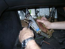 ECU harness removal